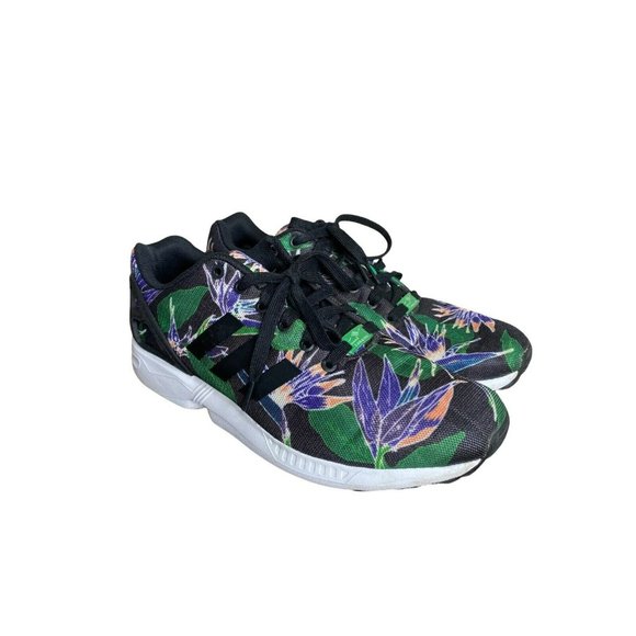 adidas Other - Adidas Torsion Original  ZX FLUX Shoes Black Hawaiian Men's Size 11.5